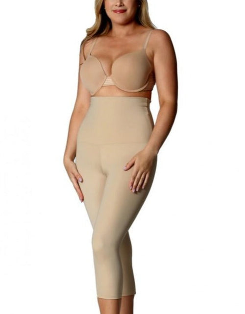 Load image into Gallery viewer, InstantFigure Hi-Waist Double Control Capri Leggings WPL017 by InstantFigure INC

