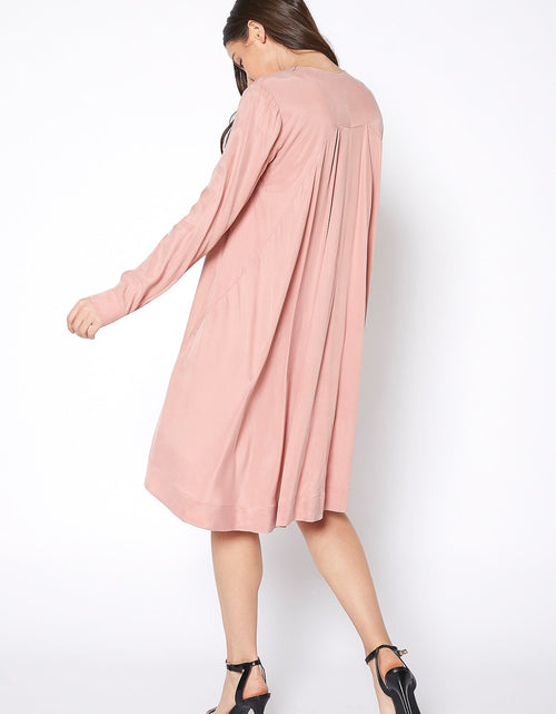 Load image into Gallery viewer, Women's Basic Long Sleeve Crew Neck Dress by Shop at Konus

