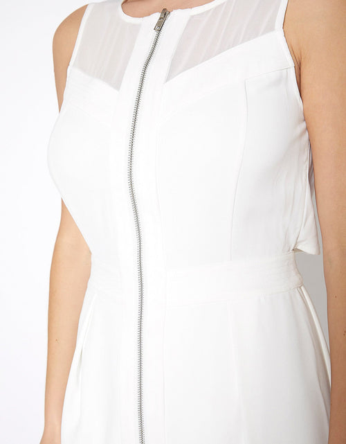 Load image into Gallery viewer, Women's Sleeveless Mesh Front Zipper Dress by Shop at Konus
