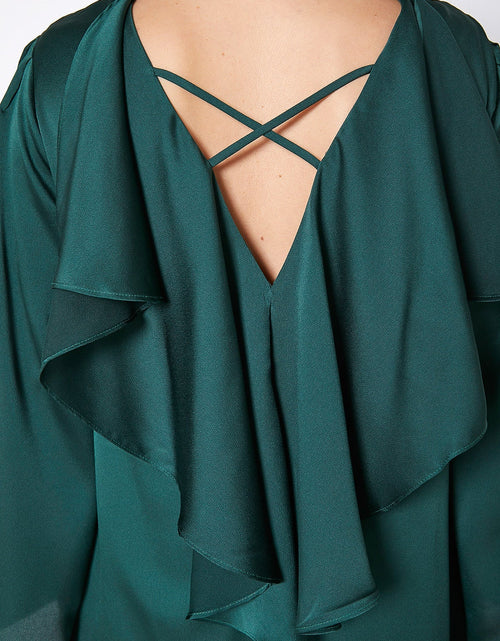 Load image into Gallery viewer, Satin Cross Back Tunic Dress by Shop at Konus
