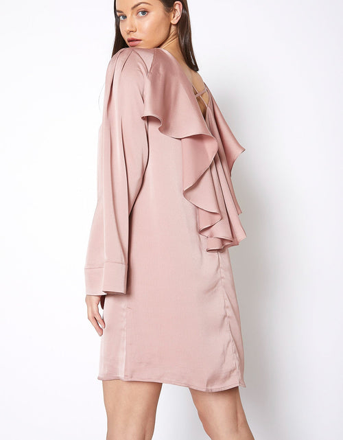 Load image into Gallery viewer, Satin Cross Back Tunic Dress by Shop at Konus
