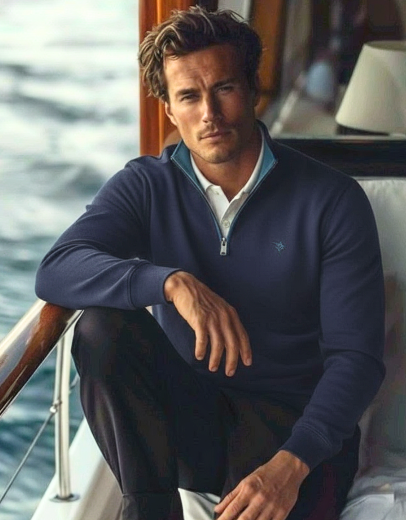 Turnberry Quarter Zip Smooth Knit