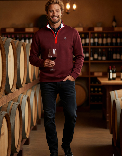 Load image into Gallery viewer, Turnberry Quarter Zip Smooth Knit
