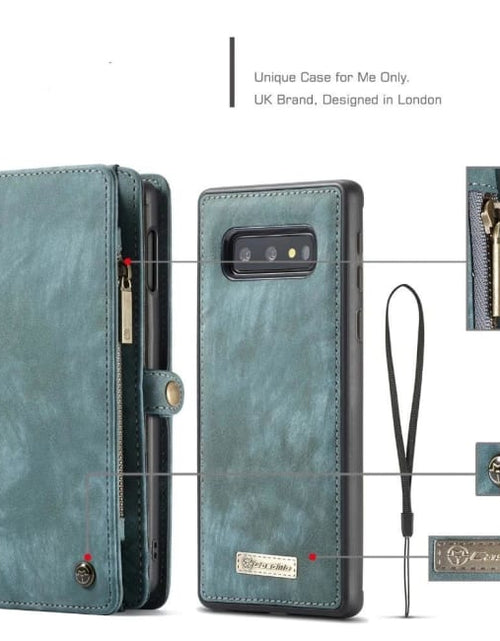 Load image into Gallery viewer, Luxury Leather Wallet with 11 Card Holders And Detachable Phone Case for Samsung Note 10 Plus A20 A50 A70 A80 S9 S8 Note 9 by Js House
