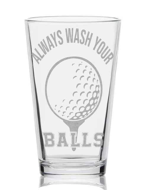 Load image into Gallery viewer, GOLF Pint Glasses by LumEngrave
