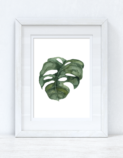 Load image into Gallery viewer, Watercolour Greenery Swiss 2 Bedroom Home Kitchen Living Room Wall Decor Print by WinsterCreations™ Official Store
