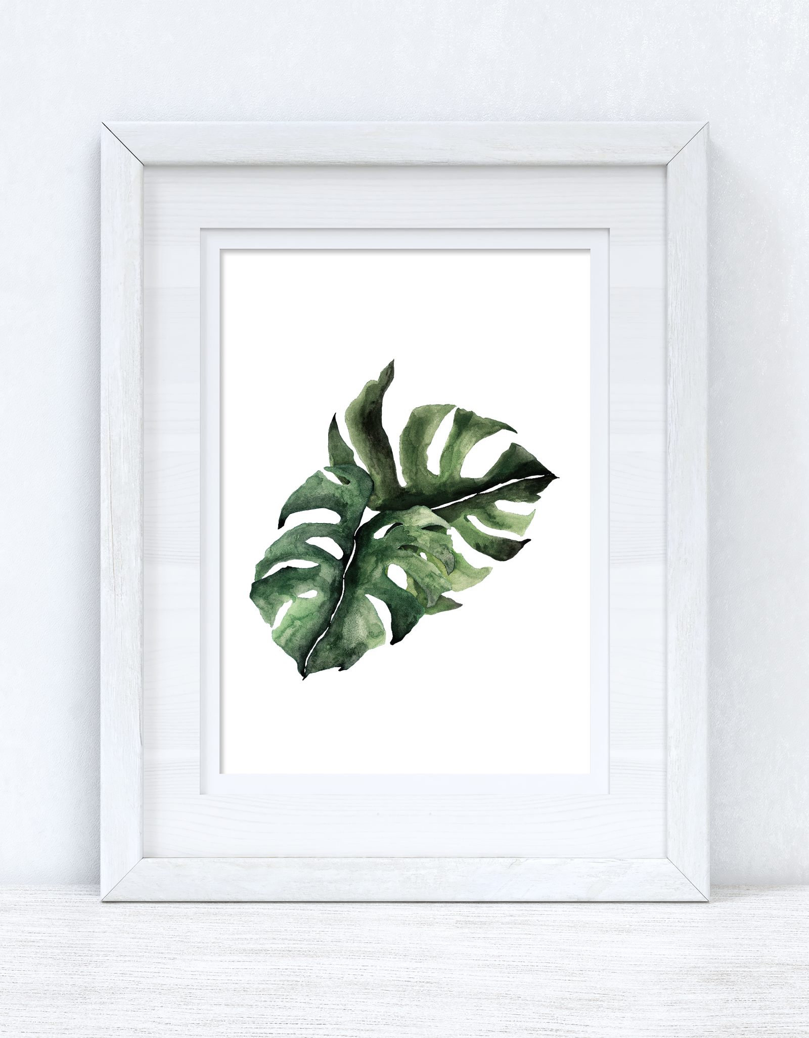 Watercolour Greenery Swiss 3 Bedroom Home Kitchen Living Room Wall Decor Print by WinsterCreations™ Official Store