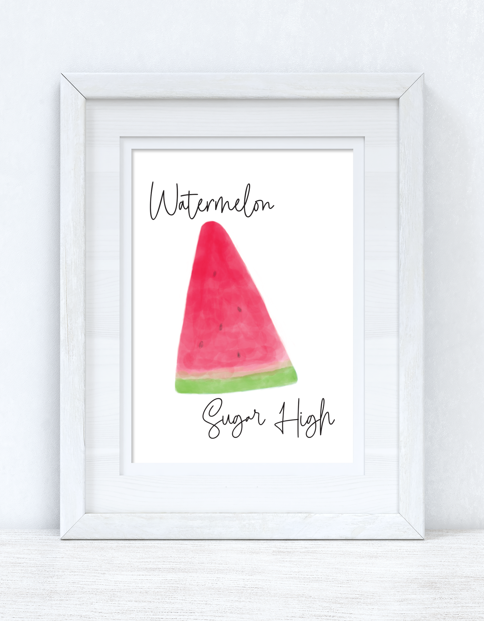 Watermelon Sugar High Summer Seasonal Wall Home Decor Print by WinsterCreations™ Official Store