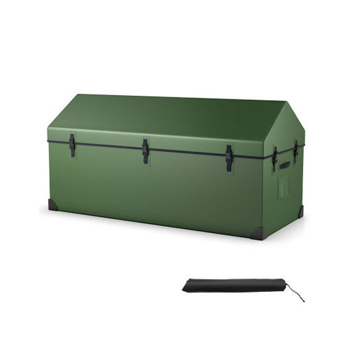 Load image into Gallery viewer, Waterproof Outdoor Storage Box with Ventilated Window  Adjustable Snap-Green
