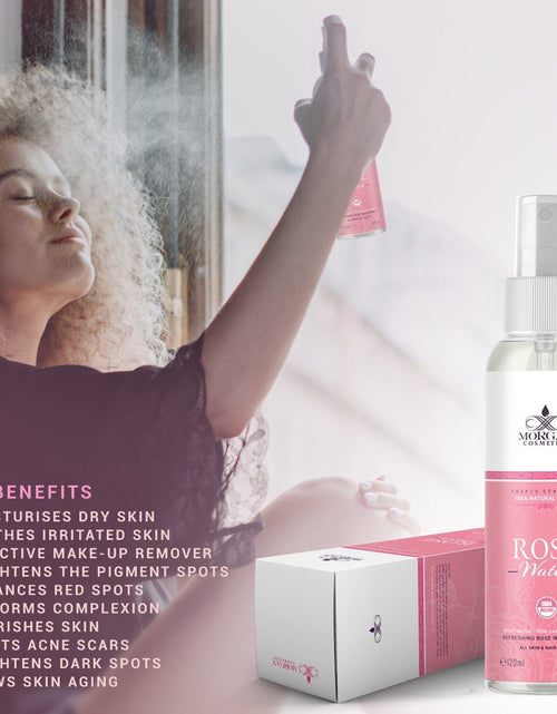 Load image into Gallery viewer, Pure Moroccan Rose Water 4 oz by Morgan Cosmetics
