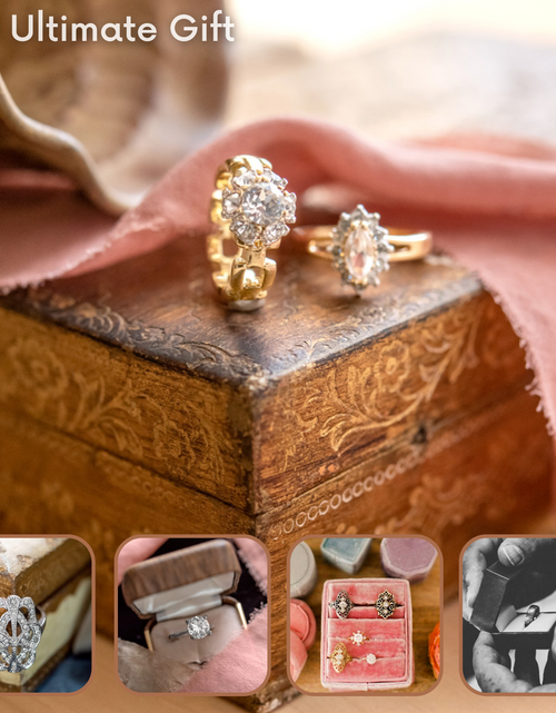 Load image into Gallery viewer, FIVE FOR ONE -Mix of 5 Vintage/Antique Rings for Women We Select Per Your Specifications Made in America - Bulk Pack by PVD Vintage Jewelry
