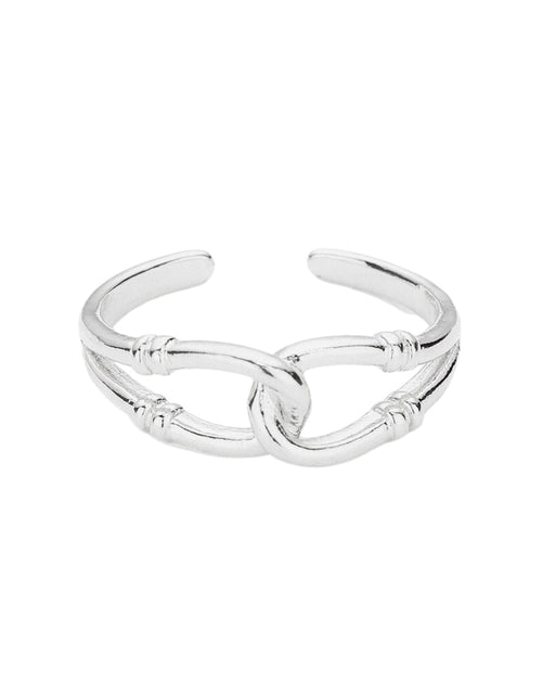 Load image into Gallery viewer, Secret Box Sterling Silver Dipped Metal Ring by Madeline Love
