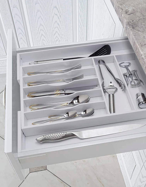 Load image into Gallery viewer, White Drawer Organizer by Royal Craft Wood
