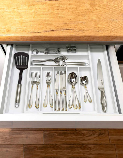 Load image into Gallery viewer, White Drawer Organizer by Royal Craft Wood
