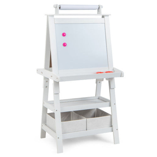 Load image into Gallery viewer, 3-in-1 Double-Sided Storage Art Easel-White

