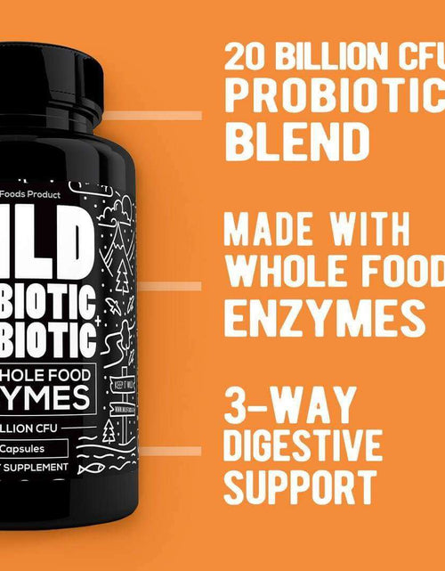 Load image into Gallery viewer, Wild Prebiotics Probiotics &amp; Digestive Enzymes - 20 Billion CFU by Wild Foods
