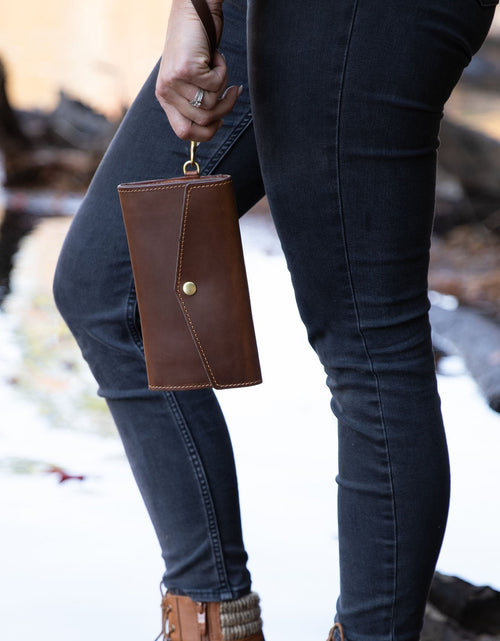 Load image into Gallery viewer, Lifetime Clutch Wallet by Lifetime Leather Co
