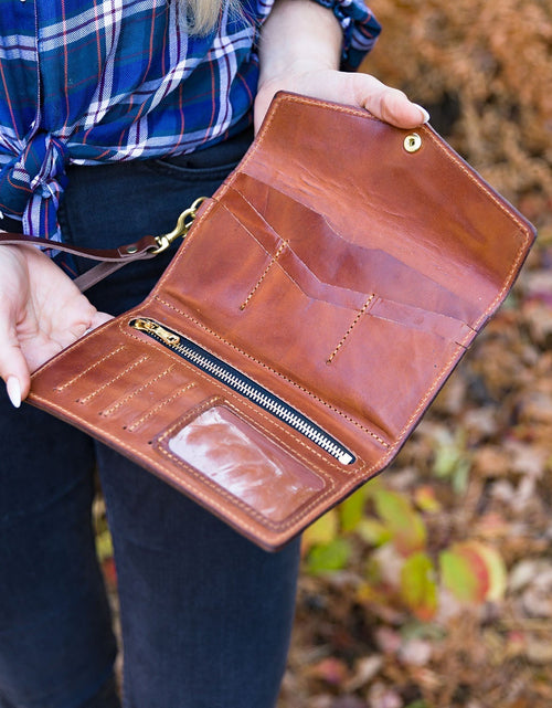 Load image into Gallery viewer, Lifetime Clutch Wallet by Lifetime Leather Co
