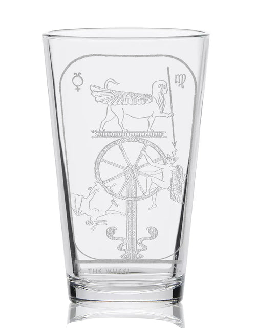 Load image into Gallery viewer, EGYPTIAN TAROT CARD Pint Glasses by LumEngrave
