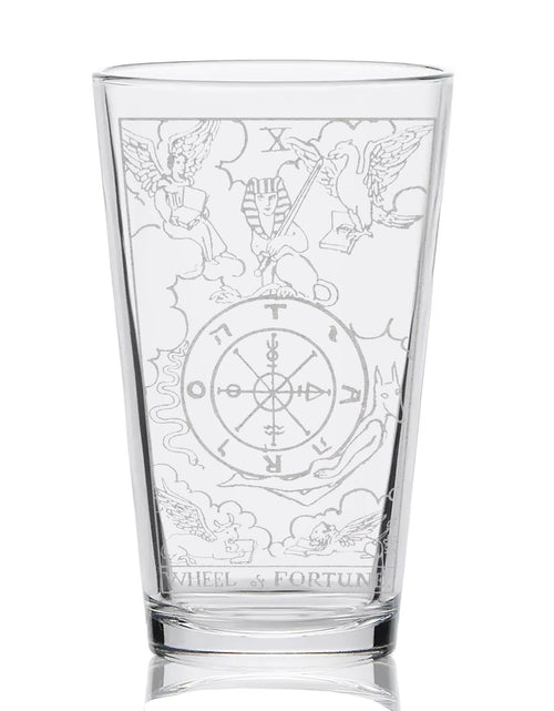 Load image into Gallery viewer, RIDER-WAITE TAROT CARD Pint Glasses by LumEngrave
