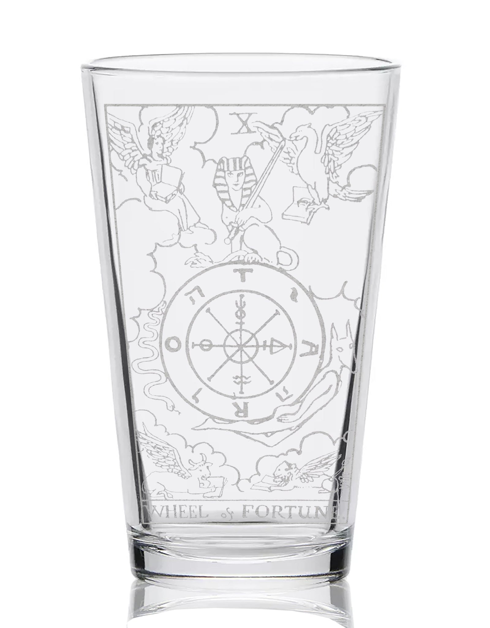 RIDER-WAITE TAROT CARD Pint Glasses by LumEngrave