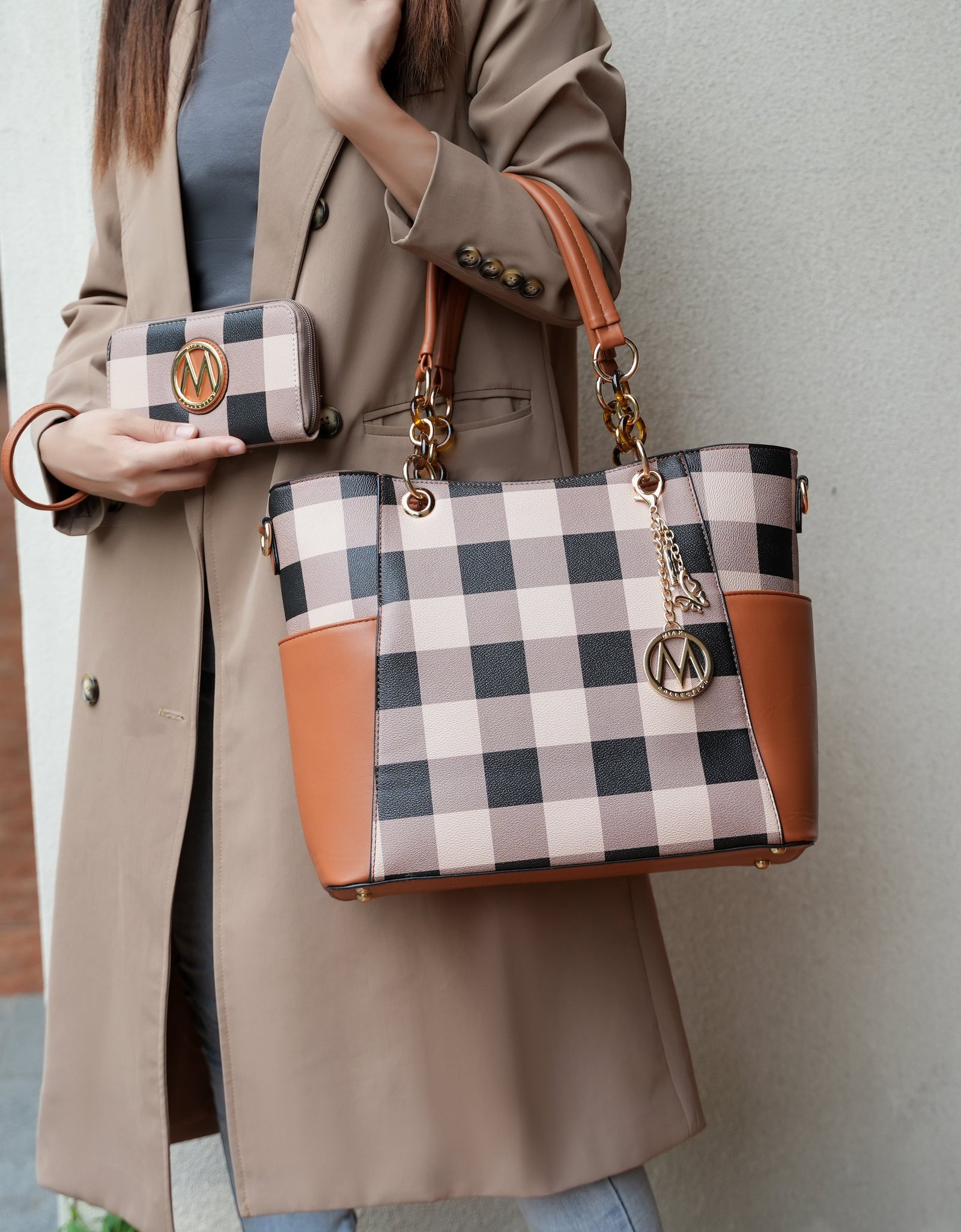 Bonita Tote Bag and Wallet Set by MKF Collection by Mia K.
