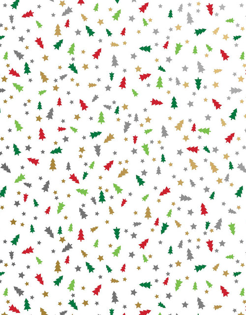 Load image into Gallery viewer, Embossed Little Trees Christmas Gift Wrap by Present Paper
