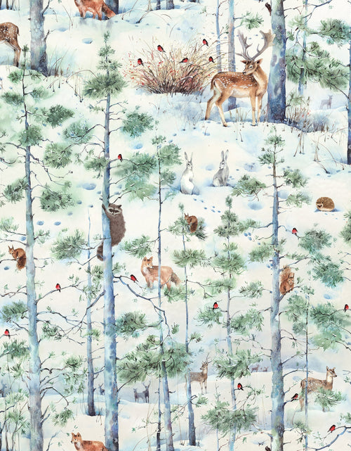 Load image into Gallery viewer, Winter Woodland Christmas Gift Wrap by Present Paper
