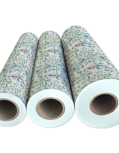 Load image into Gallery viewer, Winter Woodland Christmas Gift Wrap by Present Paper
