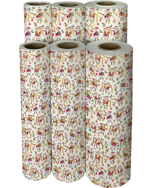 Load image into Gallery viewer, Santa Christmas Gift Wrap by Present Paper
