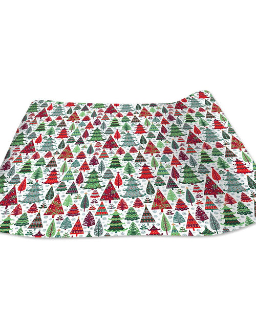 Load image into Gallery viewer, Holographic Trees Christmas Gift Wrap by Present Paper
