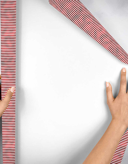 Load image into Gallery viewer, Red &amp; White Stripe Christmas Gift Wrap by Present Paper
