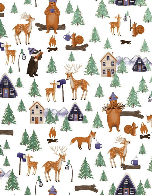 Load image into Gallery viewer, Winter Fairytale Christmas Gift Wrap by Present Paper
