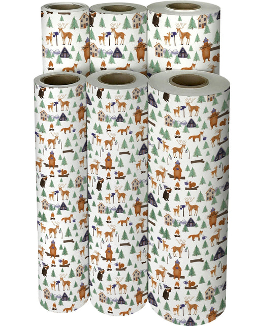 Load image into Gallery viewer, Winter Fairytale Christmas Gift Wrap by Present Paper
