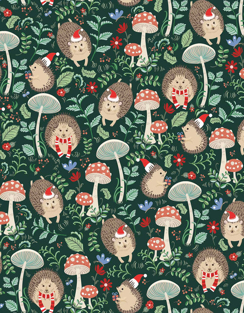 Load image into Gallery viewer, Holiday Hedgehog Christmas Gift Wrap by Present Paper
