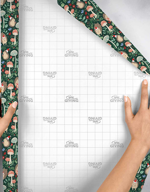 Load image into Gallery viewer, Holiday Hedgehog Christmas Gift Wrap by Present Paper
