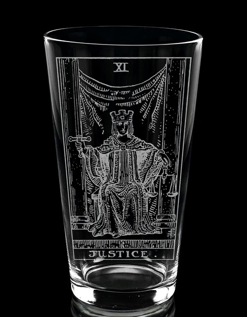 Load image into Gallery viewer, RIDER-WAITE TAROT CARD Pint Glasses by LumEngrave

