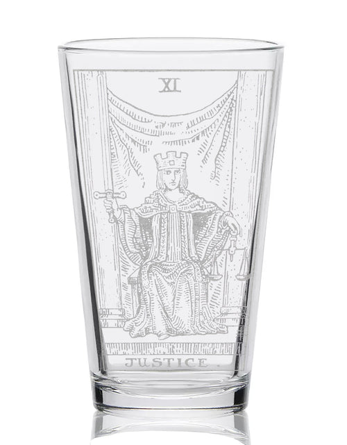 Load image into Gallery viewer, RIDER-WAITE TAROT CARD Pint Glasses by LumEngrave

