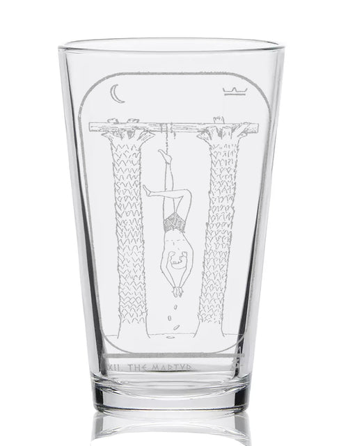 Load image into Gallery viewer, EGYPTIAN TAROT CARD Pint Glasses by LumEngrave
