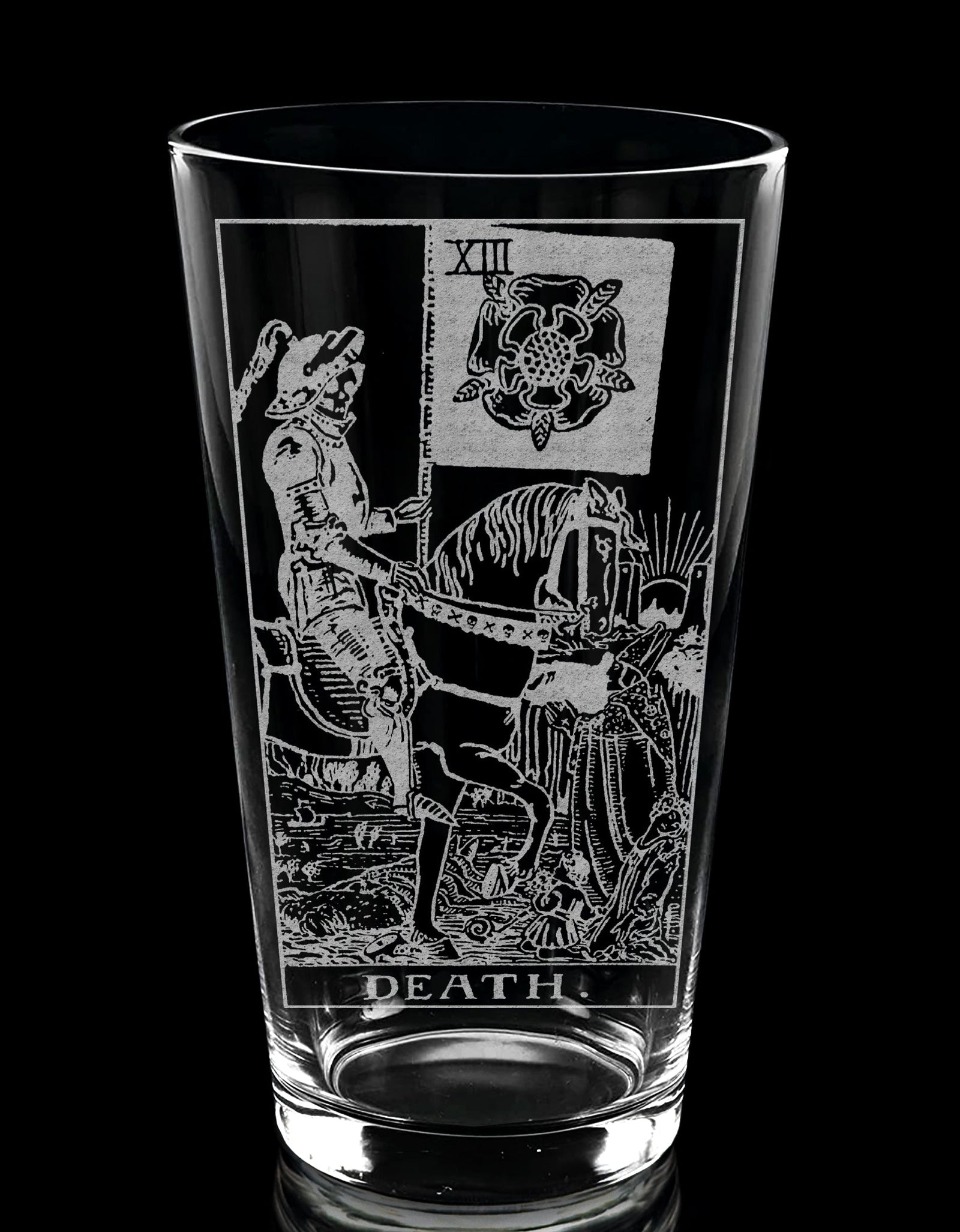 RIDER-WAITE TAROT CARD Pint Glasses by LumEngrave