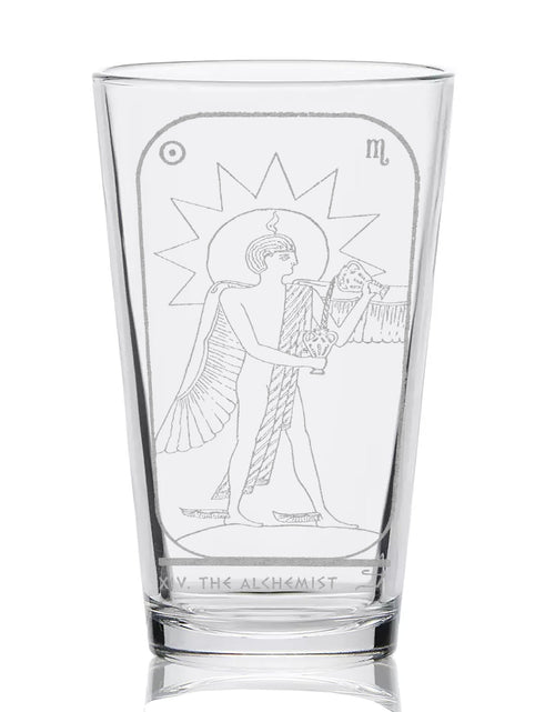 Load image into Gallery viewer, EGYPTIAN TAROT CARD Pint Glasses by LumEngrave
