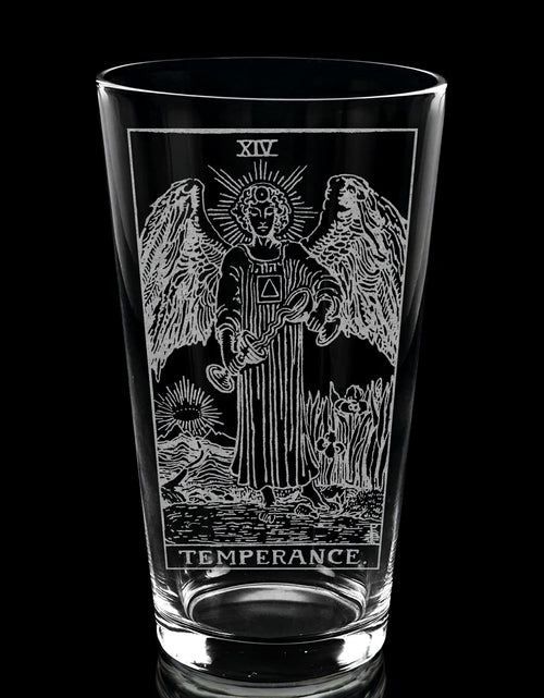 Load image into Gallery viewer, RIDER-WAITE TAROT CARD Pint Glasses by LumEngrave
