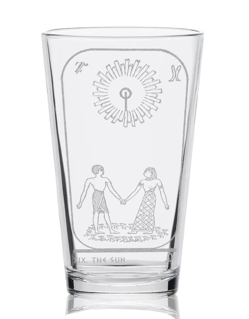 Load image into Gallery viewer, EGYPTIAN TAROT CARD Pint Glasses by LumEngrave
