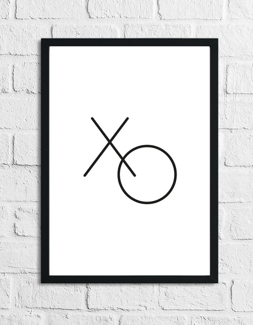 Load image into Gallery viewer, XOXO 2 Dressing Room Bedroom Simple Wall Home Decor Print by WinsterCreations™ Official Store
