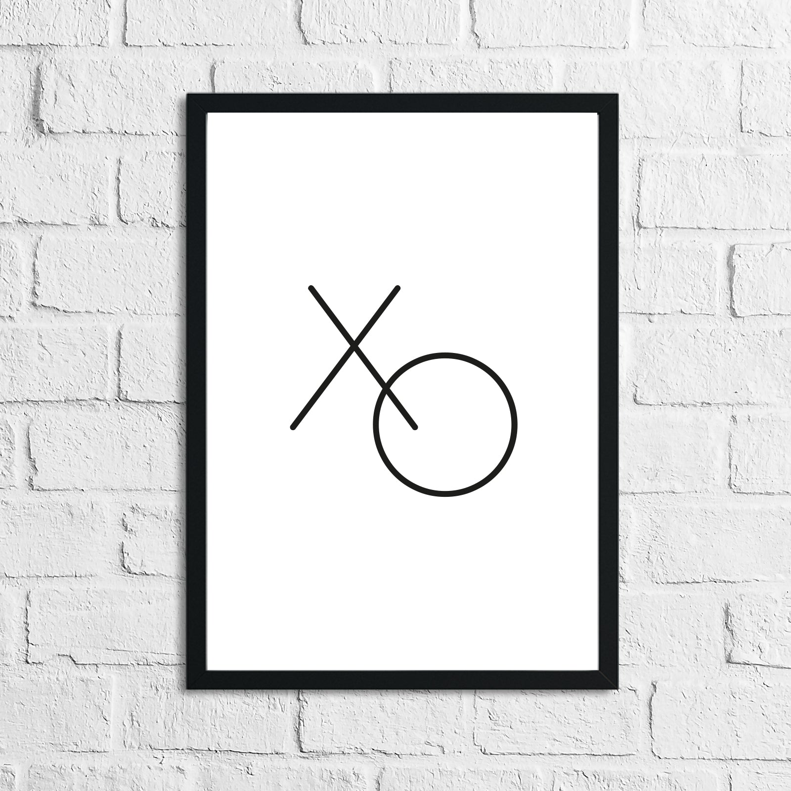 XOXO 2 Dressing Room Bedroom Simple Wall Home Decor Print by WinsterCreations™ Official Store