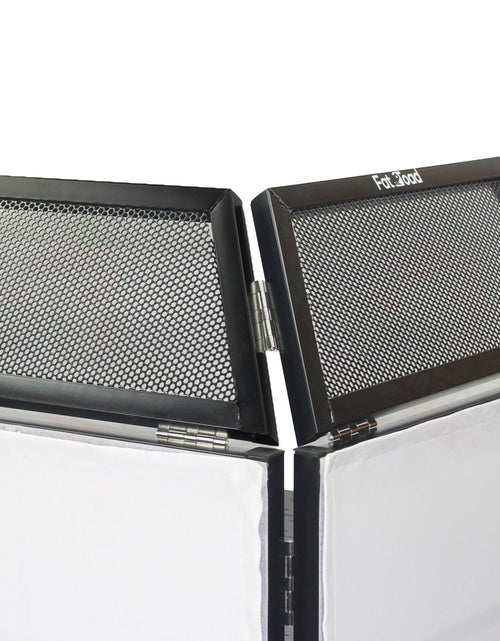 Load image into Gallery viewer, DJ Booth Tabletop With 8FT Lighting Truss Stand Package by FAT TOAD - Foldable Panel Portable Stage by GeekStands.com
