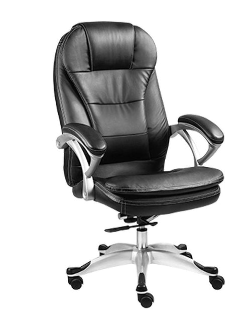 Load image into Gallery viewer, Xtech Office Chair Executive Comfort Padded Lumbar and Headrest with Arm Rests Black by Level Up Desks
