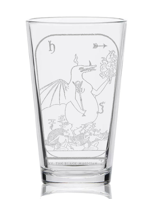Load image into Gallery viewer, EGYPTIAN TAROT CARD Pint Glasses by LumEngrave
