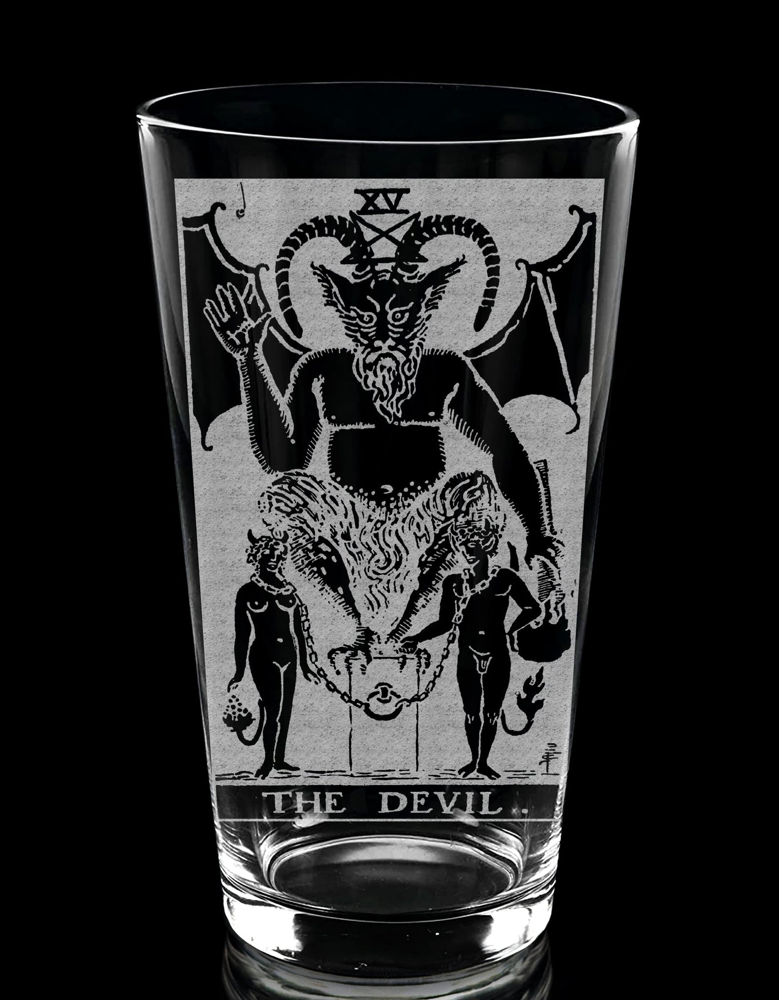 RIDER-WAITE TAROT CARD Pint Glasses by LumEngrave