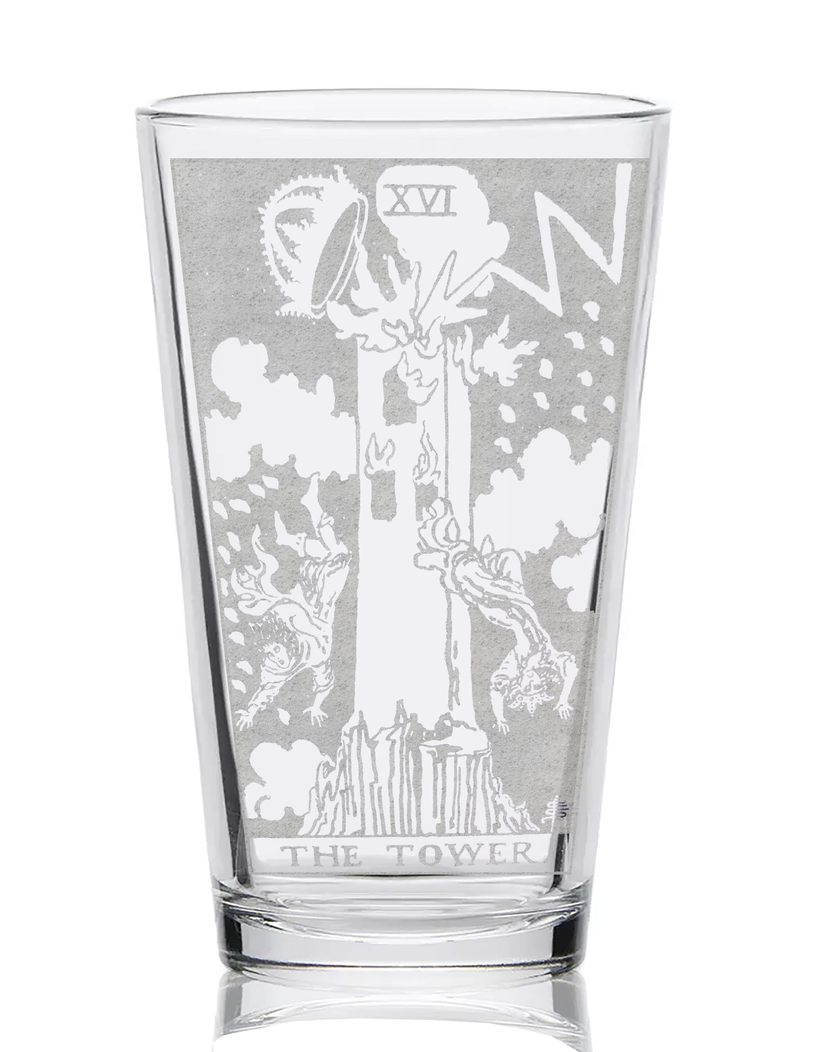 RIDER-WAITE TAROT CARD Pint Glasses by LumEngrave